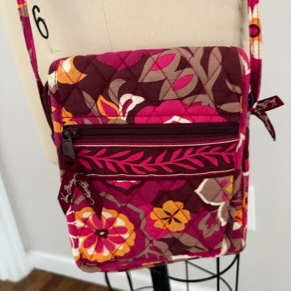 Vera Bradley Mini Hipster Crossbody Bag Messenger Purse - Picture 2 of 7